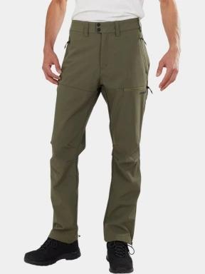 pantaloni softshell pt. barbati Fundango Akira II Softshell Pants oliv 1