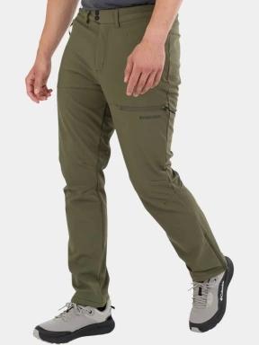 pantaloni softshell pt. barbati Fundango Akira II Softshell Pants oliv 1