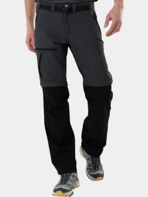 pantaloni de drumetie pt. barbati Fundango Aniak 2in1 Trekking Pants gri 1