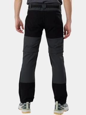 pantaloni de drumetie pt. barbati Fundango Aniak 2in1 Trekking Pants gri 3