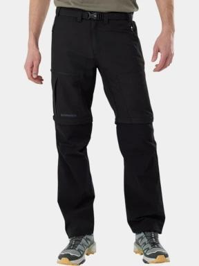 pantaloni de drumetie pt. barbati Fundango Aniak 2in1 Trekking Pants negru 1