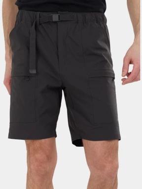 pantaloni scurti cu buzunare laterale, pentru drumetii pt. barbati Fundango Elkford Cargo Trekking Shorts gri 1