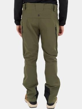 pantaloni softshell pt. barbati Fundango Rob II Softshell Pants oliv 3