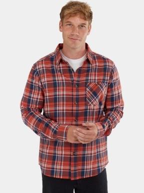camasa cu maneci lungi pt. barbati Fundango Harris Shirt rosu 1