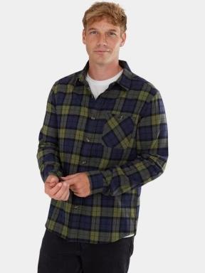 camasa cu maneci lungi pt. barbati Fundango Harris Shirt albastru inchis 1