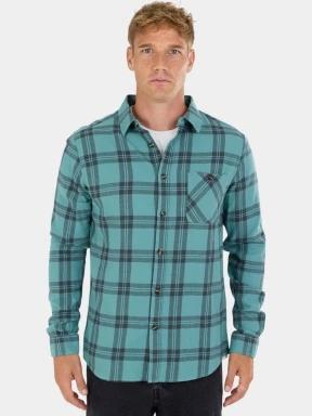 camasa cu maneci lungi pt. barbati Fundango Harris Shirt verde 1