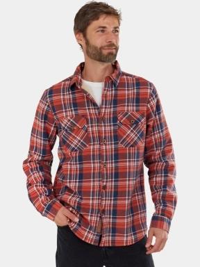 jacheta camasa pt. barbati Fundango Roddy Lined Shirt rosu 1