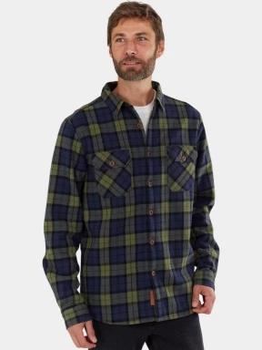 jacheta camasa pt. barbati Fundango Roddy Lined Shirt albastru inchis 1