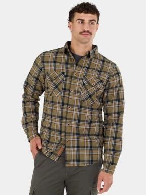 jacheta camasa pt. barbati Fundango Roddy Lined Shirt oliv 1