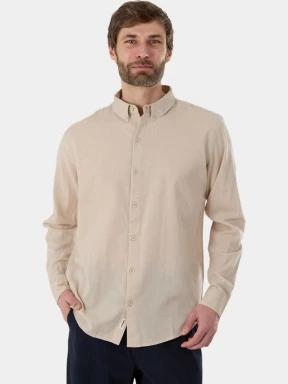 camasa cu maneci lungi pt. barbati Fundango Ronan Shirt nisip 1