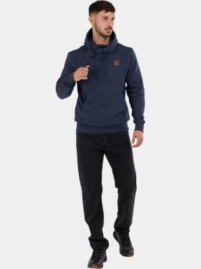 pulover cu gluga pt. barbati Fundango Conor Hooded Sweatshirt albastru inchis 3