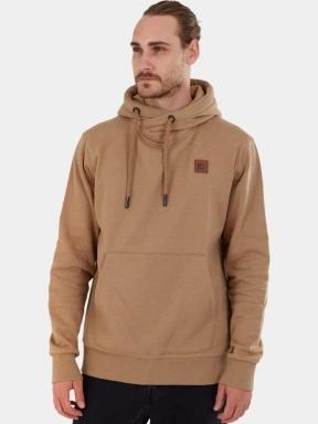 pulover cu gluga pt. barbati Fundango Conor Hooded Sweatshirt maro 1