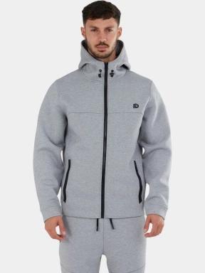 pulover cu gluga pt. barbati Fundango Hamal Tech Hoodie gri 1