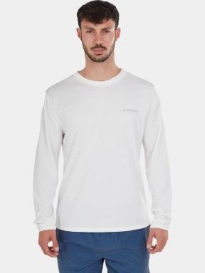 lycra cu maneci lungi pt. barbati Fundango Maurice Long Rashguard alb 1