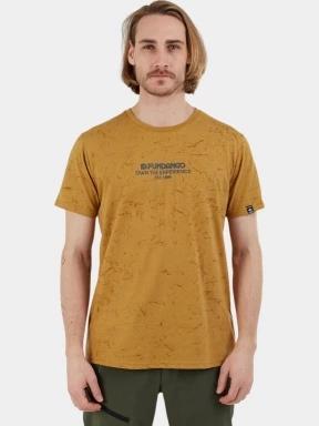 tricou pentru sport, cu maneci scurte pt. barbati Fundango Theory T-shirt galben 1