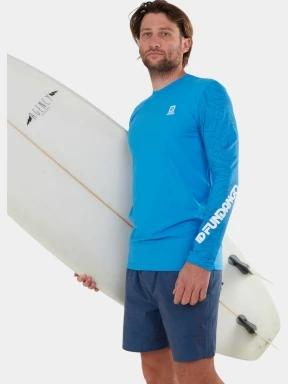 lycra cu maneci lungi pt. barbati Fundango Manado Long II Rashguard albastru deschis 1