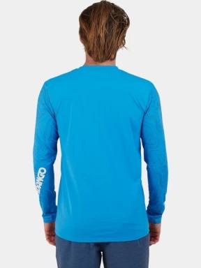 lycra cu maneci lungi pt. barbati Fundango Manado Long II Rashguard albastru deschis 3