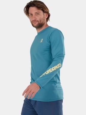 lycra cu maneci lungi pt. barbati Fundango Manado Long II Rashguard verde 1
