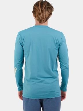 lycra cu maneci lungi pt. barbati Fundango Manado Long II Rashguard verde 3