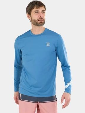 lycra cu maneci lungi pt. barbati Fundango Manado Long III Rashguard albastru 1