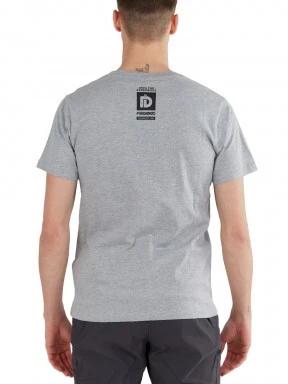 tricou cu maneci scurte pt. barbati Fundango Basic - T Logo-9 T-shirt gri 3