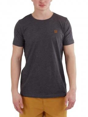 tricou cu maneci scurte pt. barbati Fundango Jaggy Structured T-Shirt negru 1