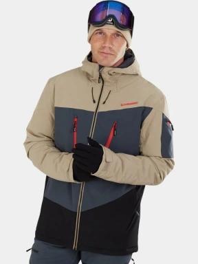 geaca de schi pt. barbati Fundango Privet Allmountain Jacket nisip 1