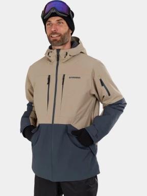 geaca de schi pt. barbati Fundango Baily ECO Allmountain Jacket nisip 1