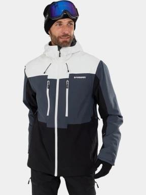 geaca de schi pt. barbati Fundango Nelson Allmountain Jacket alb 1