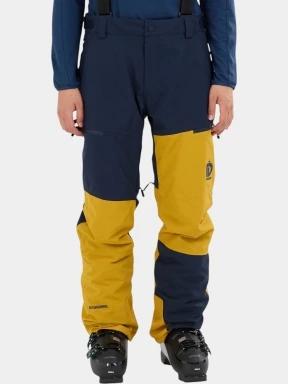 pantaloni de schi pt. barbati Fundango Teak Colourblock Pants galben 1