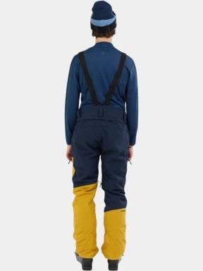 pantaloni de schi pt. barbati Fundango Teak Colourblock Pants galben 3