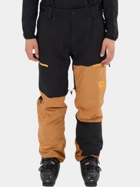 pantaloni de schi pt. barbati Fundango Teak Colourblock Pants maro 1