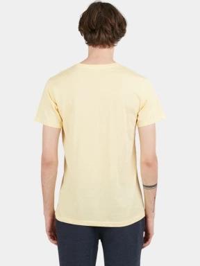 tricou cu maneci scurte pt. barbati Fundango Basic-T Logo 04 galben 3