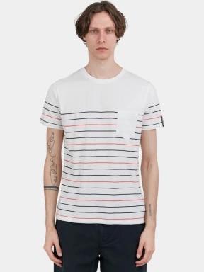 tricou cu maneci scurte pt. barbati Fundango Jaggy Pocket T-shirt rosu 1