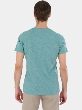 tricou cu maneci scurte pt. barbati Fundango Jaggy Structured T-shirt verde 3