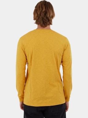 tricou cu maneci lungi pt. barbati Fundango Justin Longsleeve T-shirt galben 3
