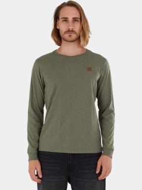 tricou cu maneci lungi pt. barbati Fundango Justin Longsleeve T-shirt verde 1