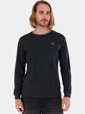 tricou cu maneci lungi pt. barbati Fundango Justin Longsleeve T-shirt negru 1
