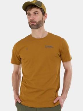 tricou cu maneci scurte pt. barbati Fundango Compass Graphic-T galben 1
