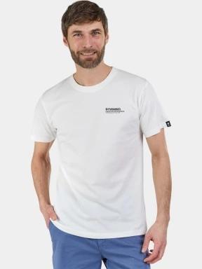 tricou cu maneci scurte pt. barbati Fundango Breaker Graphic-T alb 1