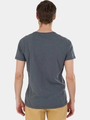 tricou cu maneci scurte pt. barbati Fundango Phase Henley T-shirt gri 3