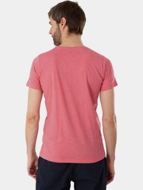 tricou cu maneci scurte pt. barbati Fundango Jaggy II Structured T-shirt roz 3