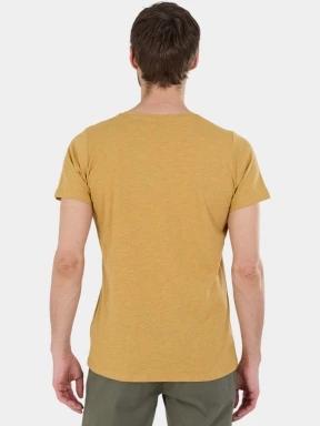 tricou cu maneci scurte pt. barbati Fundango Jaggy II Structured T-shirt galben 3