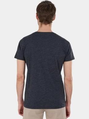 tricou cu maneci scurte pt. barbati Fundango Jaggy II Structured T-shirt negru 3