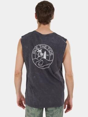 maiou pt. barbati Fundango Alon II Surf Tank-T negru 3