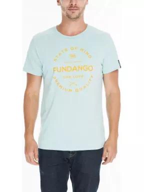 tricou cu maneci scurte pt. barbati Fundango Basic T Logo 2 verde 1