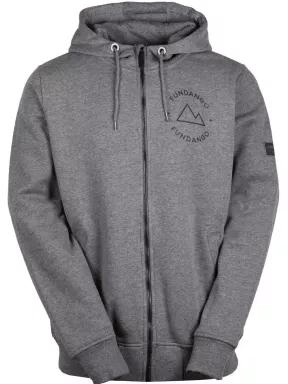 pulover cu gluga pt. barbati Fundango WEST POINT Hooded Pullover gri 1