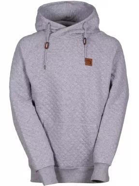 pulover cu gluga pt. barbati Fundango FORNAX Hooded Sweatshirt gri 1