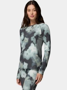 top lenjerie de corp pt. femei Columbia Omni-Heat Infinity Knit Long Sleeve Crew verde inchis 3