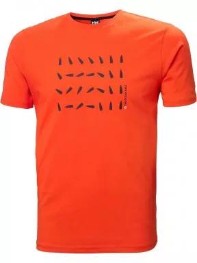 tricou cu maneci scurte pt. barbati Helly Hansen The Ocean Race T-Shirt rosu 1
